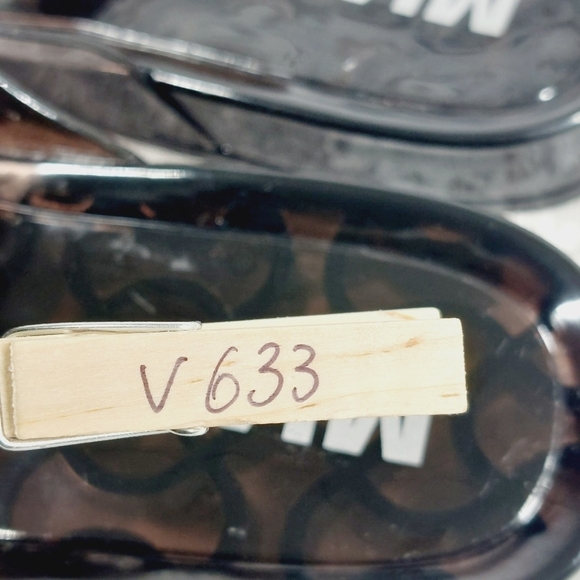 MIA Black Double Strap Buckle Slides Sandals V633 - Picture 9 of 11